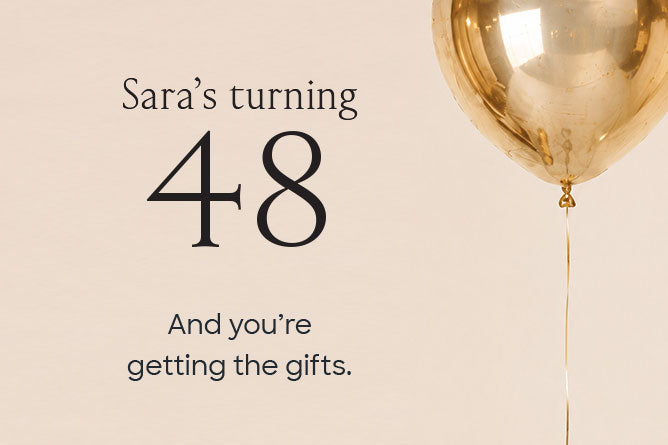 Sara's Birthday Sale