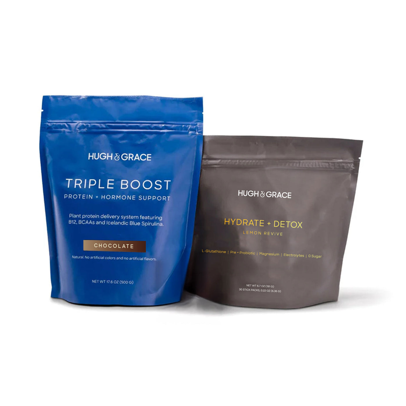 Triple Boost Protein Chocolate and Hydrate + Detox