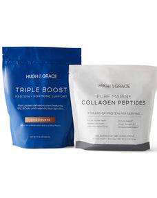 Triple Boost Protein + Hormone Support and Pure Marine Collagen Peptides