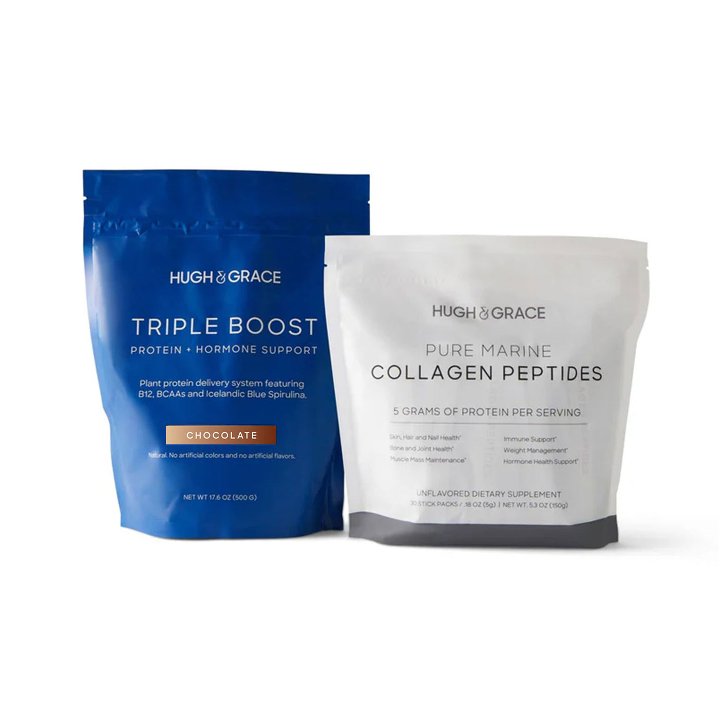Triple Boost Protein + Hormone Support and Pure Marine Collagen Peptides