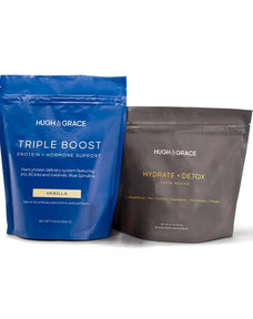 Triple Boost Protein Vanilla and Hydrate + Detox