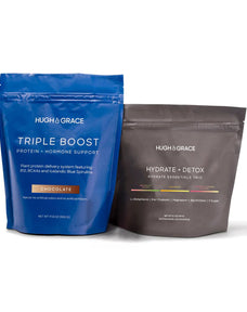 Triple Boost Protein Chocolate and Hydrate + Detox